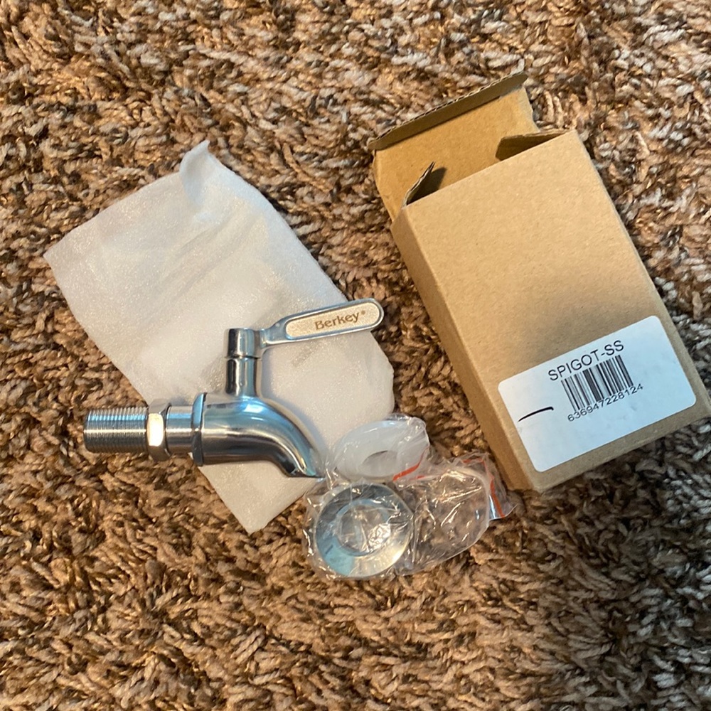 Berkey steel spigot